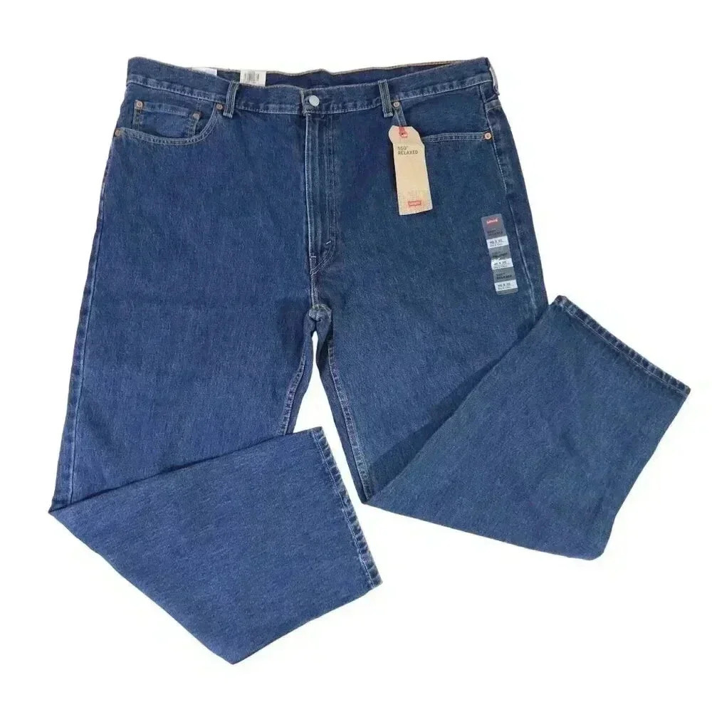 Levi's 550 Relaxed Fit Jeans 46x30 Big & Tall Men's Denim